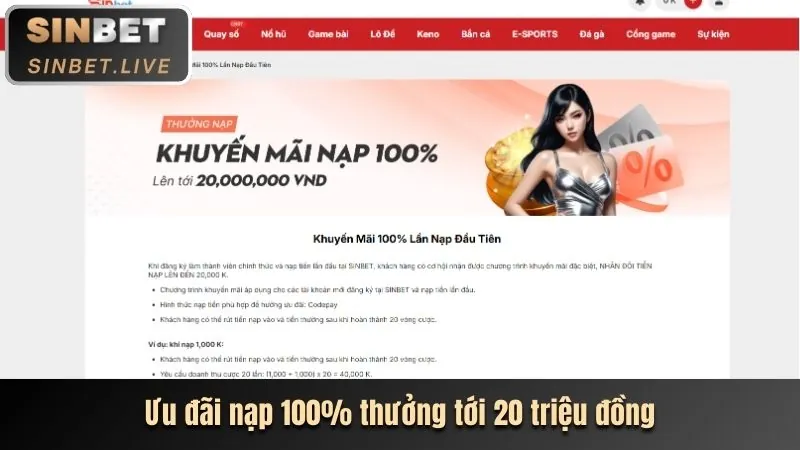 Thưởng nạp lại hàng ngày ggg88
